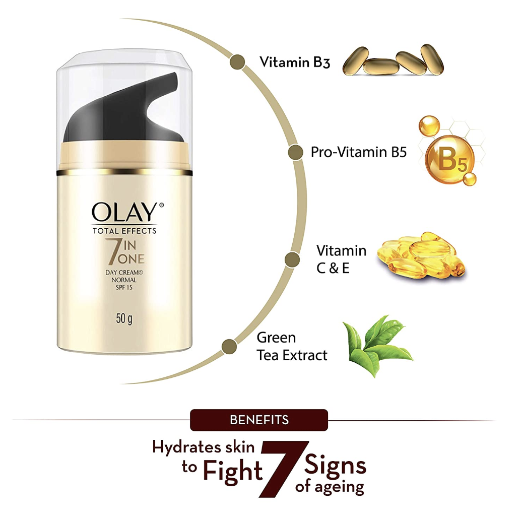 olay total effects normal uv day cream spf15 50gm olay total effects normal uv day cream spf15 50gm